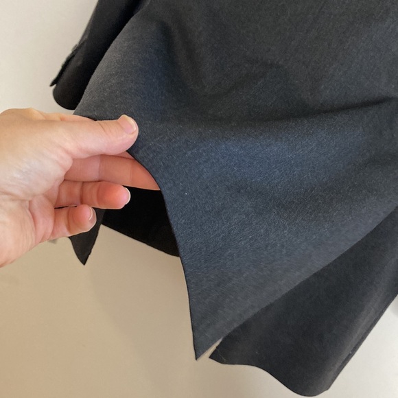 Bespoke Harry Rosen Suit Mens 46 Dark Gray Two Piece Blazer Pants Vintage Custom - Picture 8 of 16